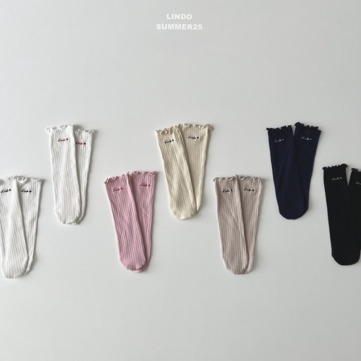 Lindo - Korean Baby Fashion - #onlinebabyboutique - Lindo Heart Socks - 2