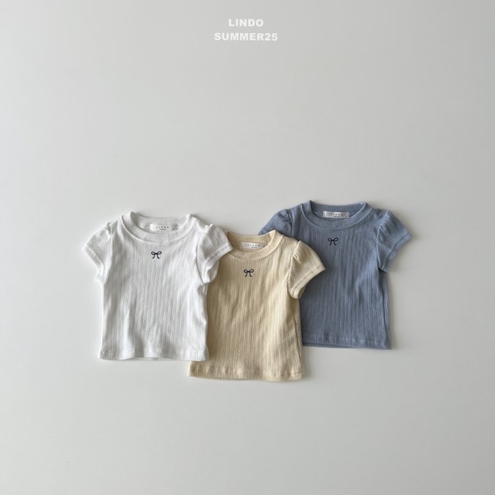 Lindo - Korean Baby Fashion - #onlinebabyshop - Eyelet Ribbon Tee - 6