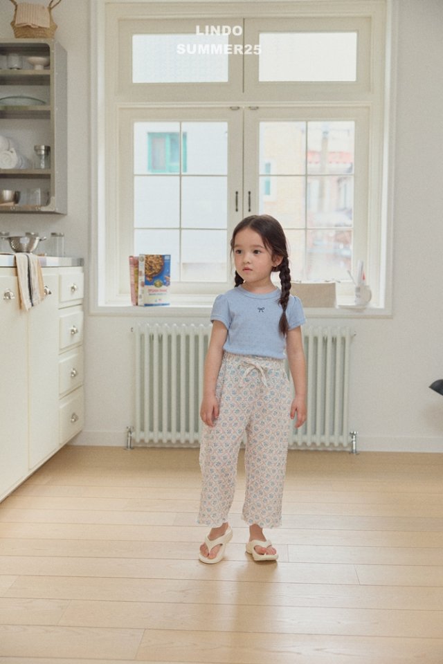 Lindo - Korean Baby Fashion - #onlinebabyshop - Summer Flower Pants - 8