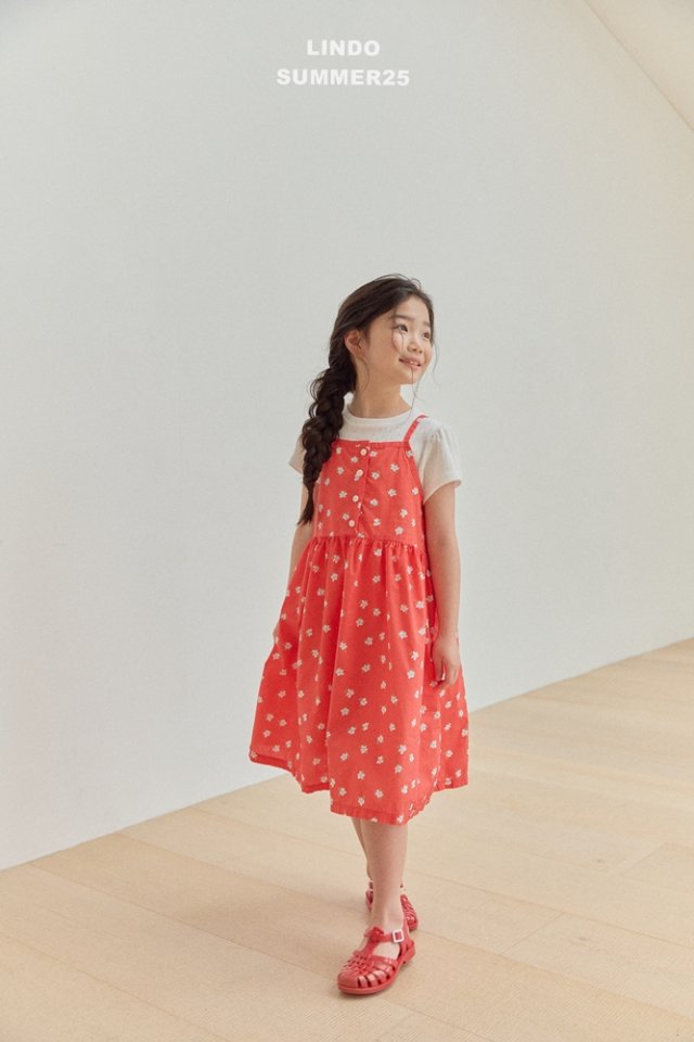 Lindo - Korean Baby Fashion - #onlinebabyshop - Mori Flower Dress - 9