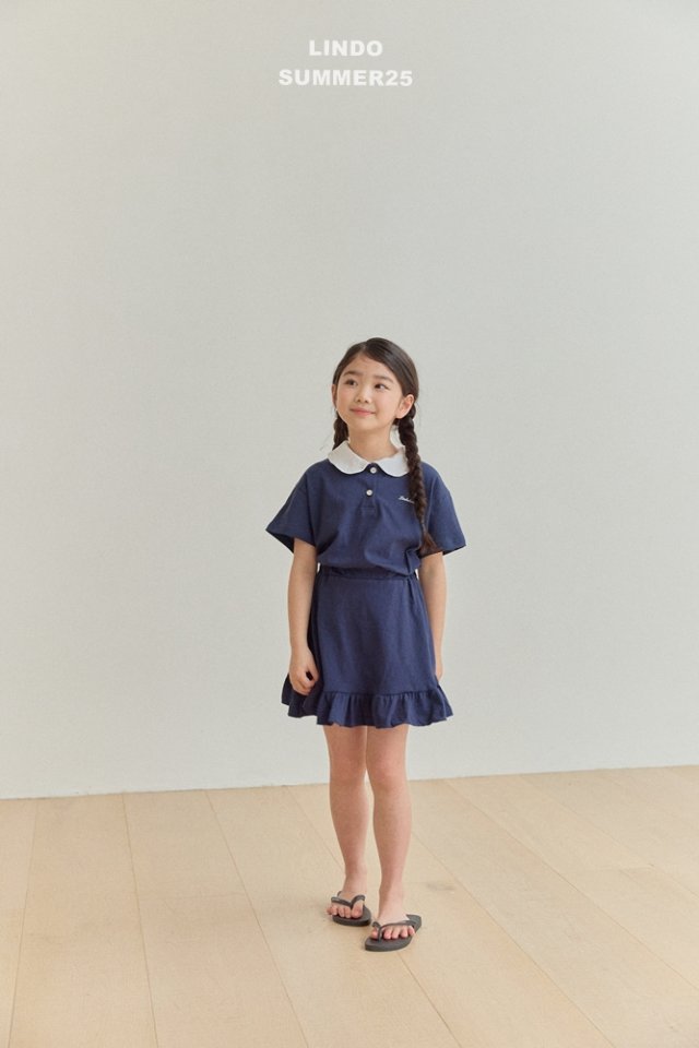 Lindo - Korean Baby Fashion - #onlinebabyshop - Jenny Collar Set - 5