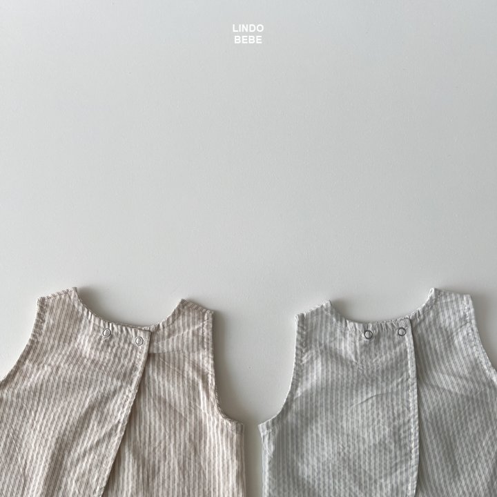 Lindo - Korean Baby Fashion - #onlinebabyshop - Bebe Summer Set (Back-Slit Sleeveless Blouse + Bloomer) - 6