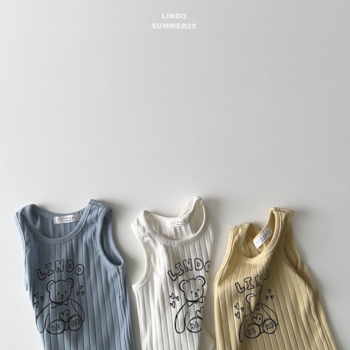Lindo - Korean Baby Fashion - #smilingbaby - Little Bear Sleeveless - 3