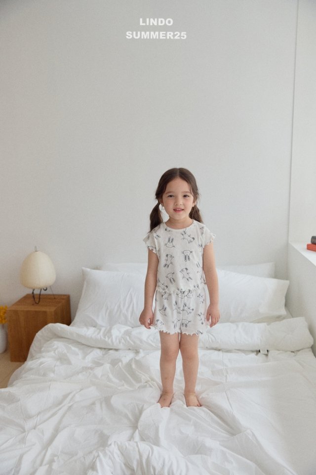 Lindo - Korean Baby Fashion - #smilingbaby - Bunny Pajama Set - 12