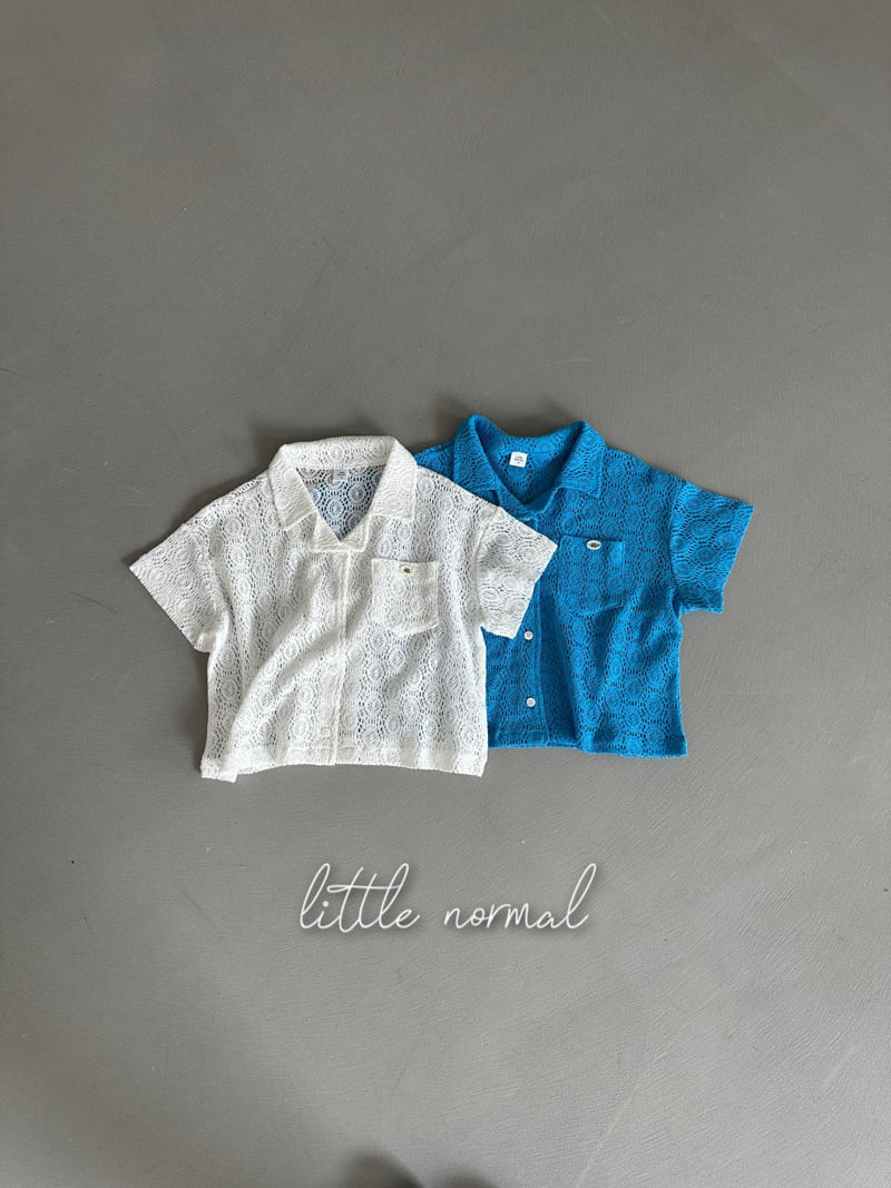 Little Normal - Korean Children Fashion - #Kfashion4kids - Crochet Shirt