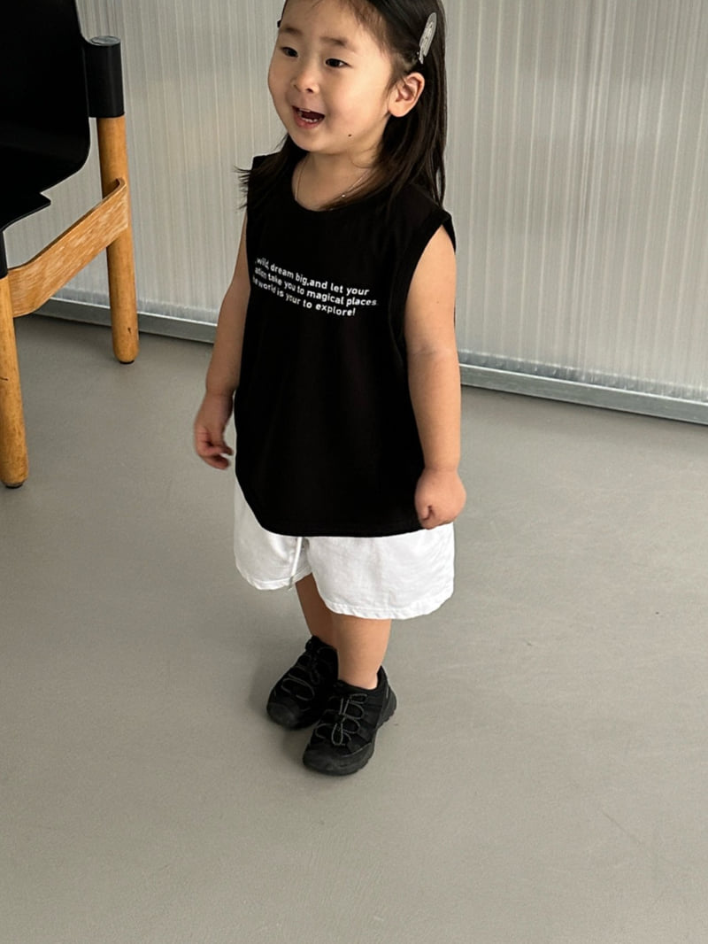 Little Normal - Korean Children Fashion - #childofig - Back Slit Sleeveless - 8