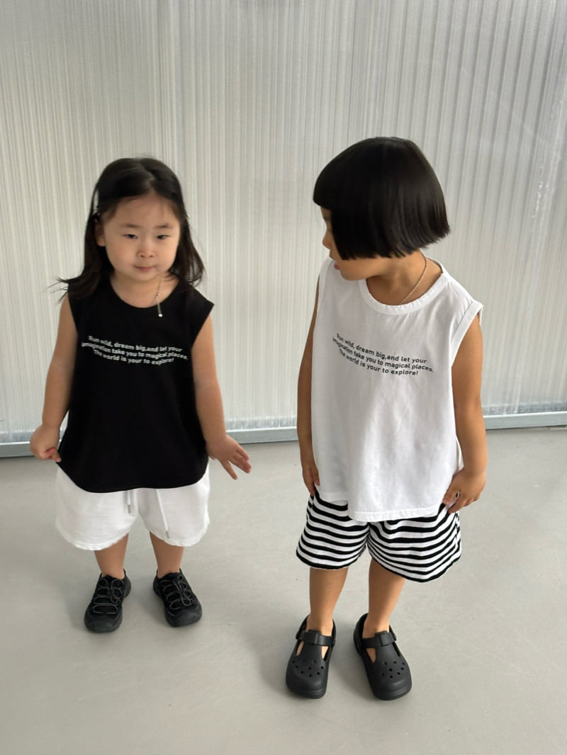 Little Normal - Korean Children Fashion - #childrensboutique - Back Slit Sleeveless - 9