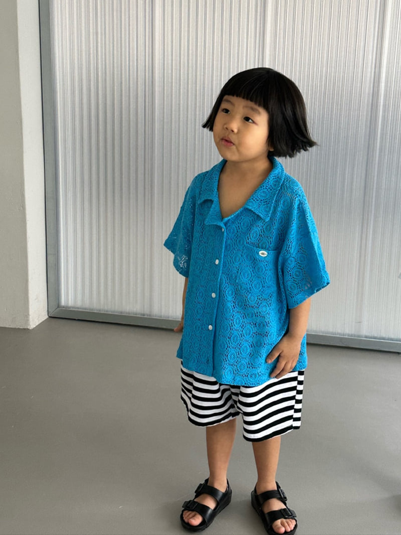 Little Normal - Korean Children Fashion - #childrensboutique - Crochet Shirt - 10