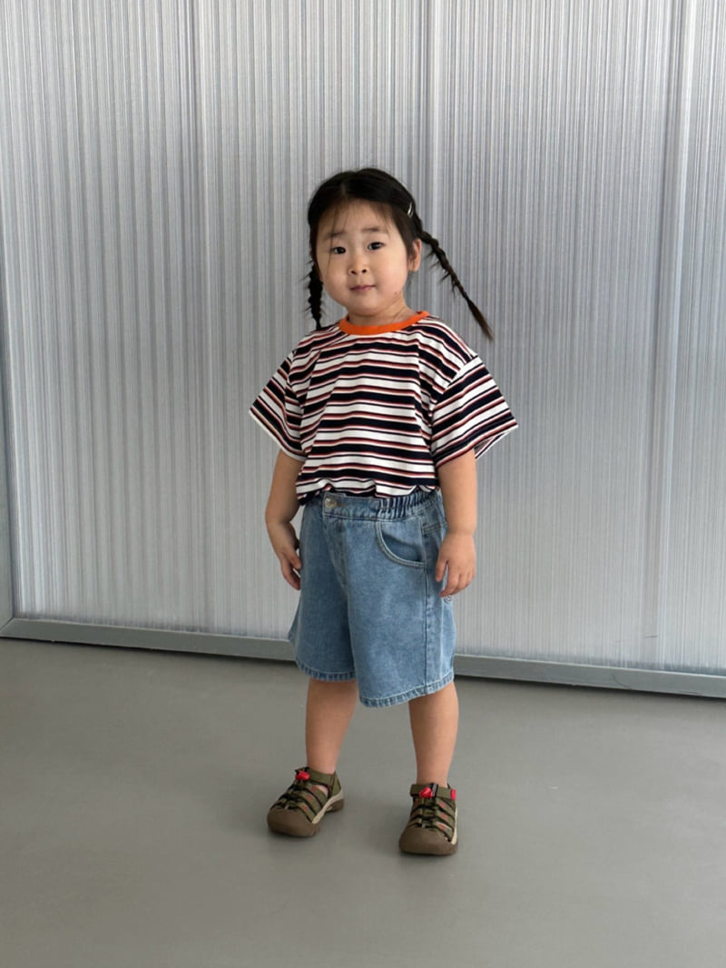 Little Normal - Korean Children Fashion - #childrensboutique - Multi Stripe Tee - 3