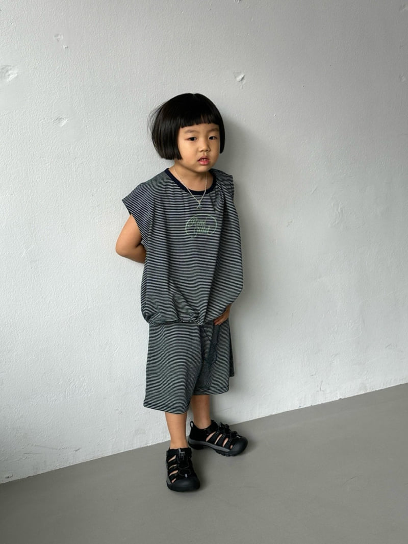Little Normal - Korean Children Fashion - #designkidswear - Rene Stripe Set - 5