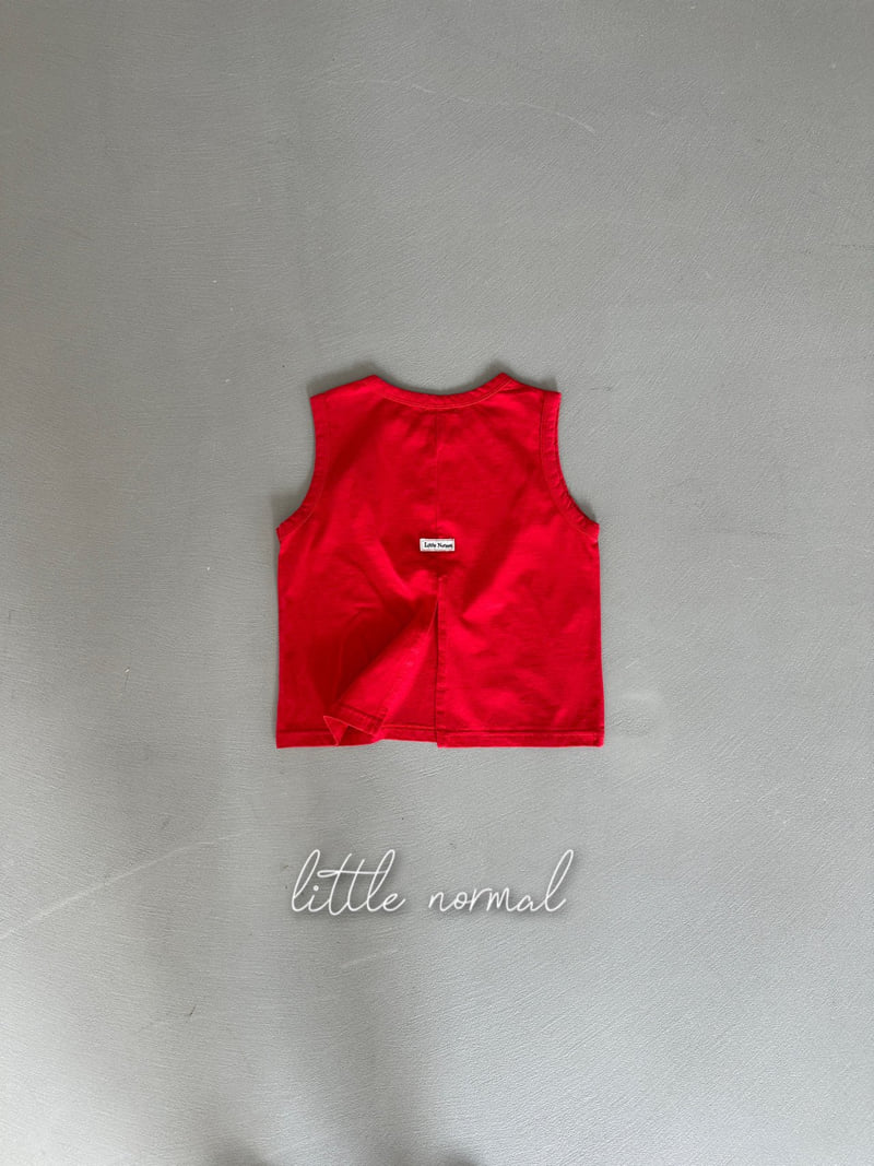 Little Normal - Korean Children Fashion - #fashionkids - Back Slit Sleeveless - 12