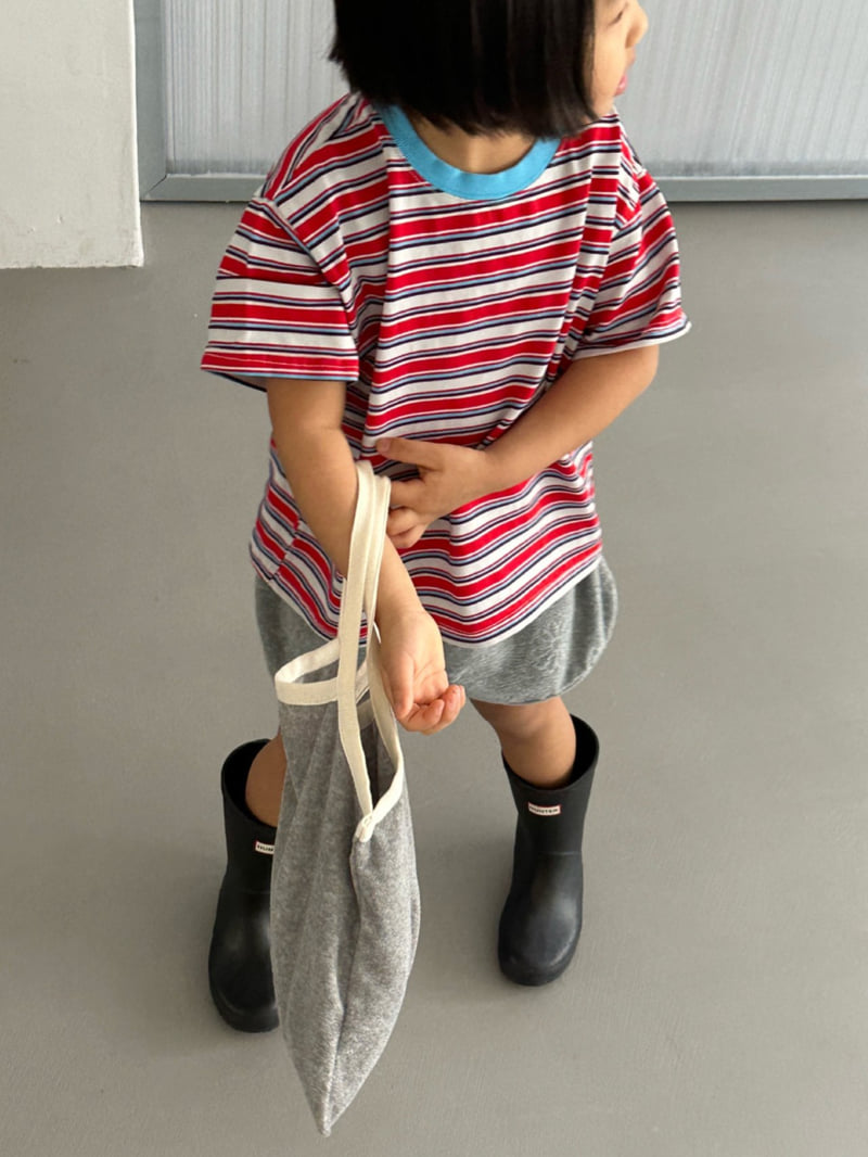Little Normal - Korean Children Fashion - #fashionkids - Multi Stripe Tee - 6