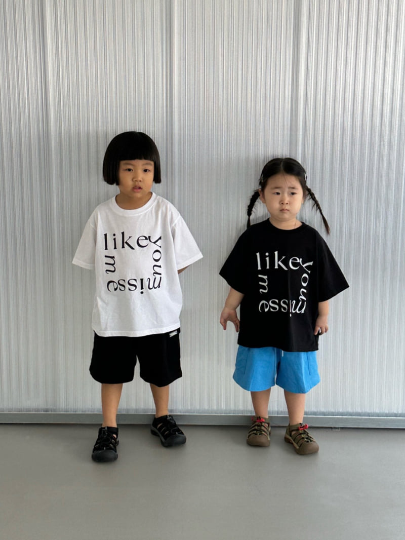 Little Normal - Korean Children Fashion - #kidsshorts - Like Tee - 3