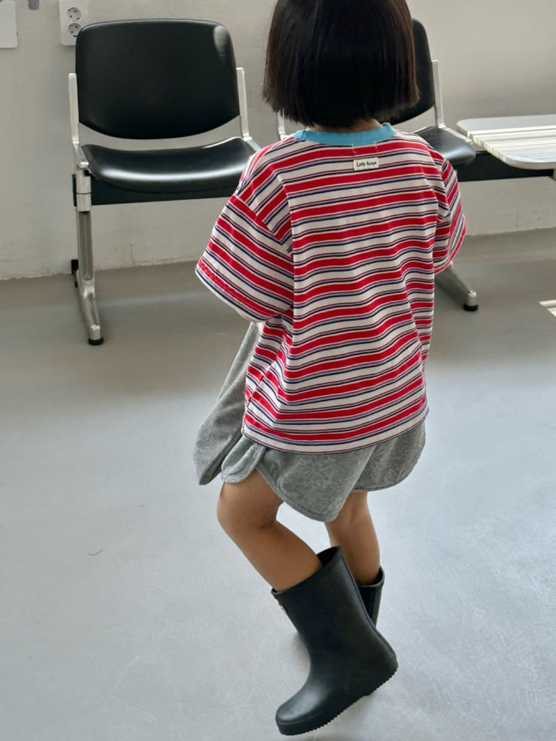 Little Normal - Korean Children Fashion - #kidzfashiontrend - Multi Stripe Tee - 9