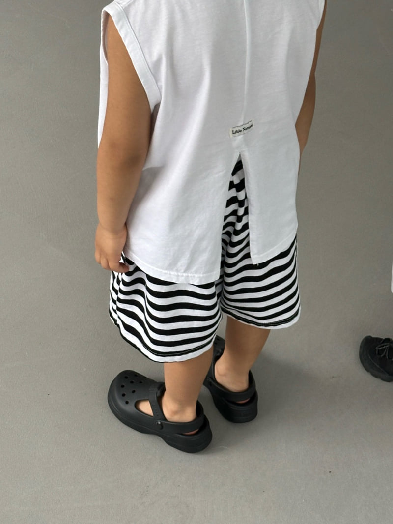 Little Normal - Korean Children Fashion - #littlefashionista - Back Slit Sleeveless - 4