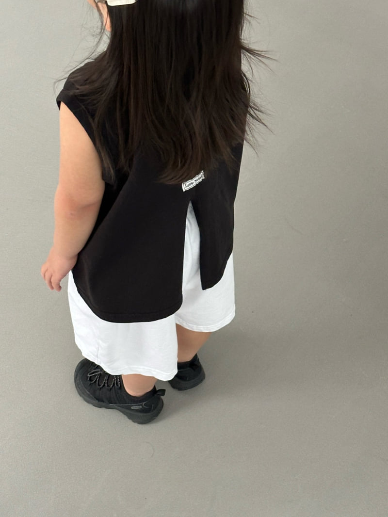 Little Normal - Korean Children Fashion - #minifashionista - Back Slit Sleeveless - 5