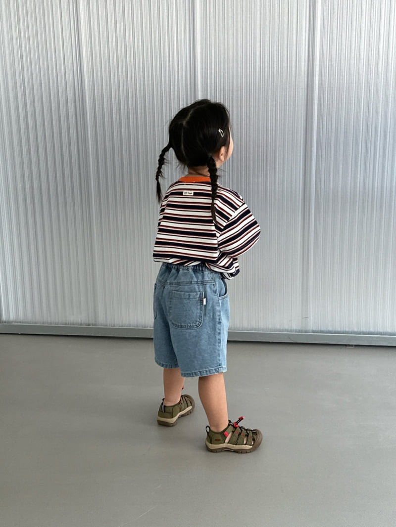 Little Normal - Korean Children Fashion - #prettylittlegirls - Summer Denim Pants - 8