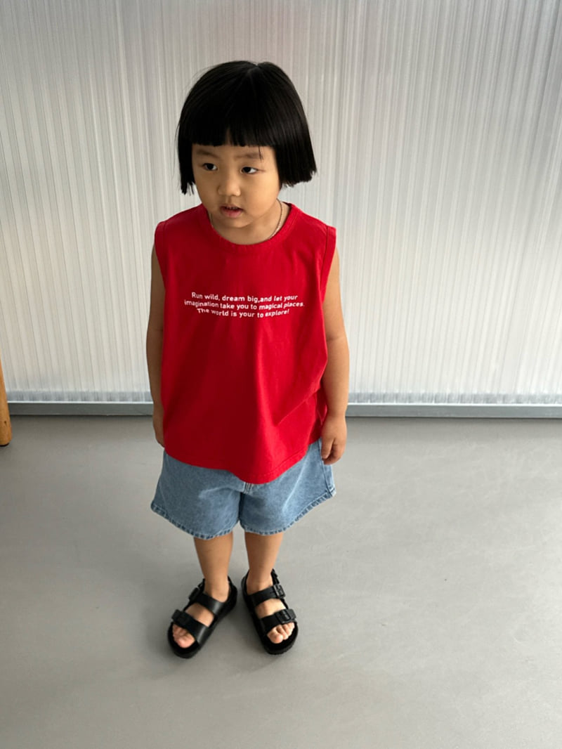 Little Normal - Korean Children Fashion - #prettylittlegirls - Back Slit Sleeveless - 6