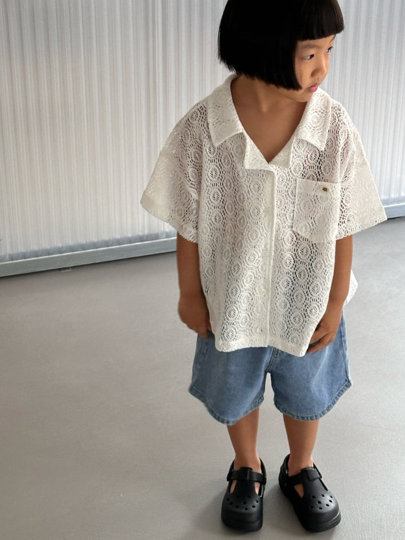 Little Normal - Korean Children Fashion - #prettylittlegirls - Crochet Shirt - 5