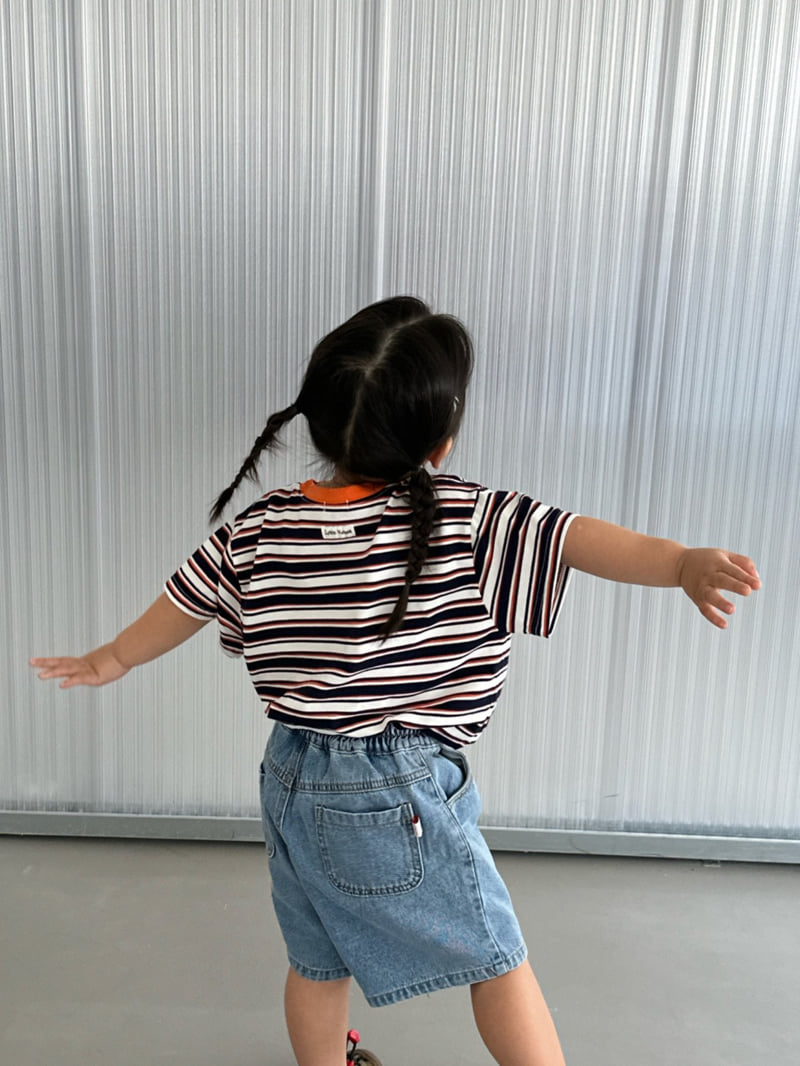 Little Normal - Korean Children Fashion - #stylishchildhood - Multi Stripe Tee