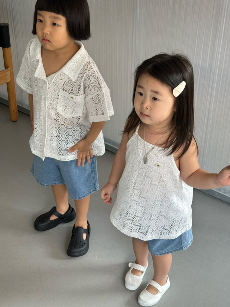 Little Normal - Korean Children Fashion - #toddlerclothing - Crochet Shirt - 7
