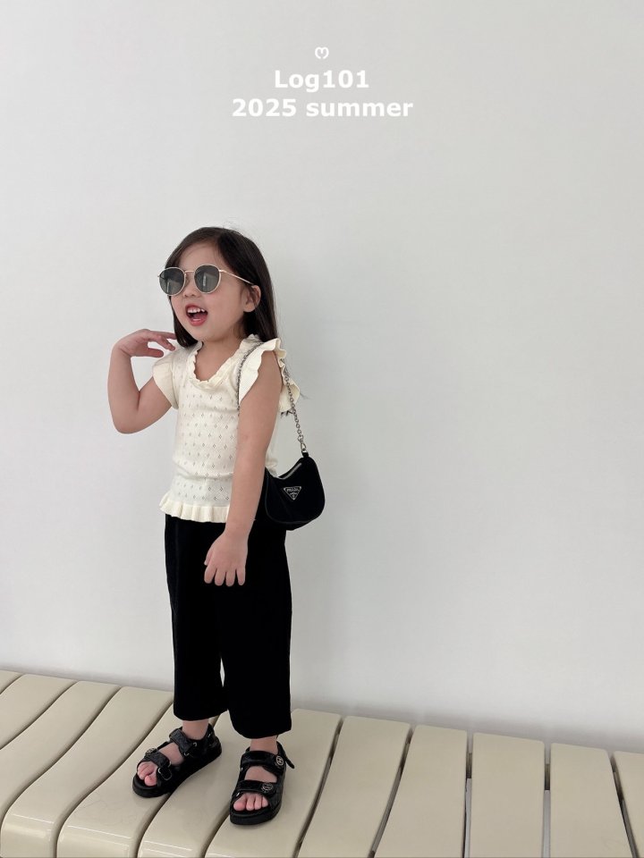 Log101 - Korean Children Fashion - #Kfashion4kids - Frill Sleeveless Tee - 12