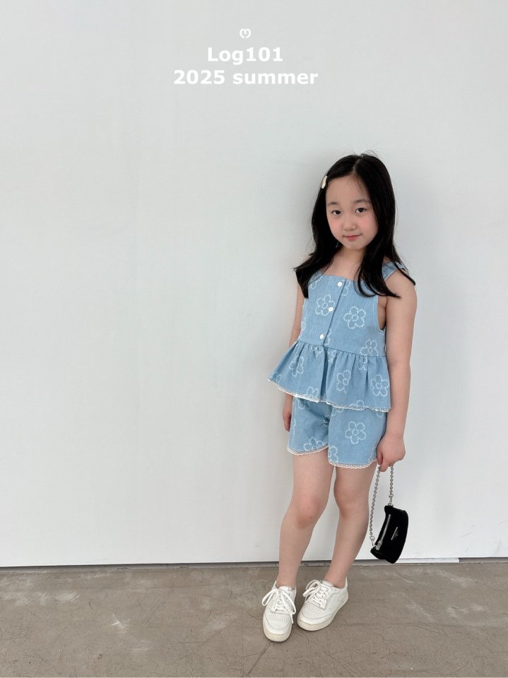 Log101 - Korean Children Fashion - #kidzfashiontrend - Flower Girl Shorts - 4