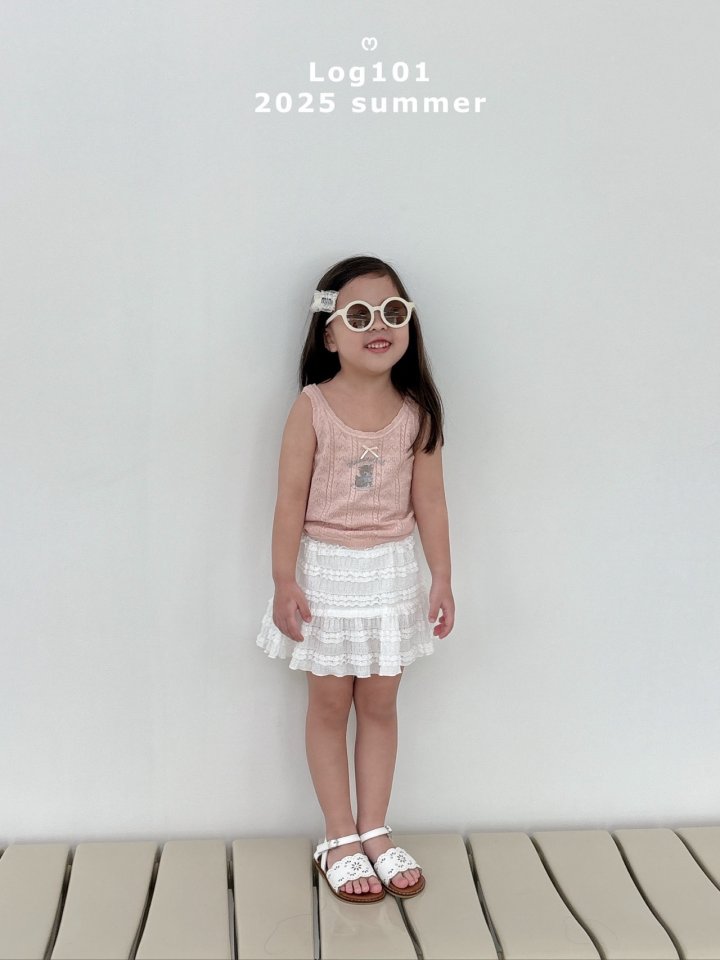 Log101 - Korean Children Fashion - #Kfashion4kids - Meow Knit Tee - 3