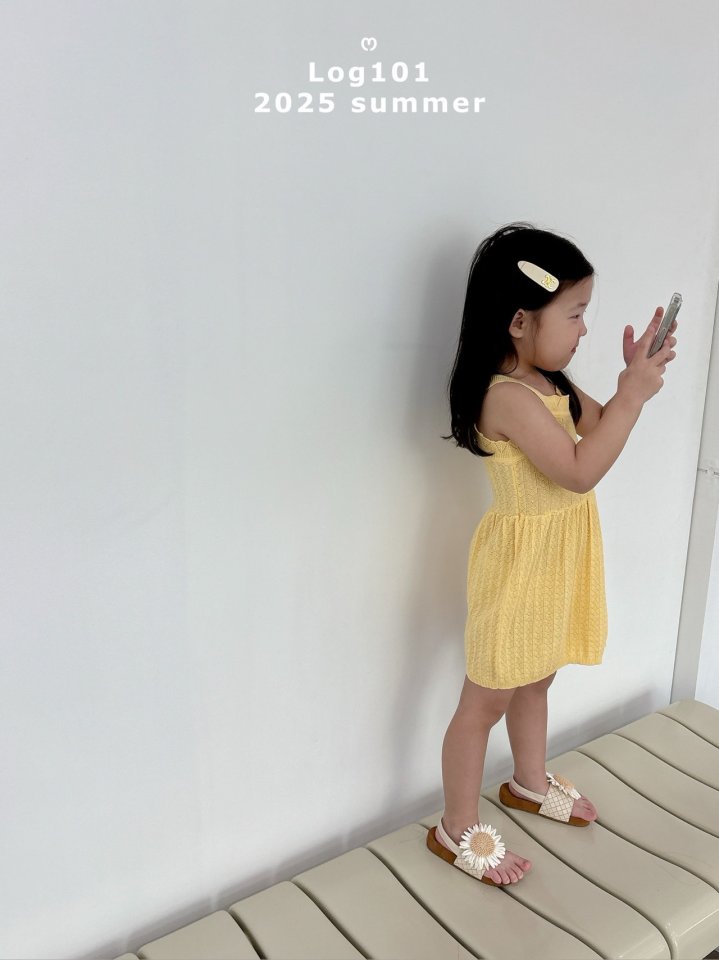 Log101 - Korean Children Fashion - #Kfashion4kids - Wavy Knit Dress - 9