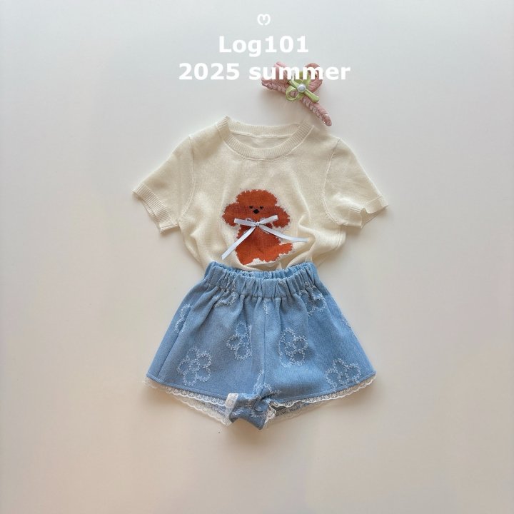 Log101 - Korean Children Fashion - #childofig - Woof Short Sleeve Knit - 2