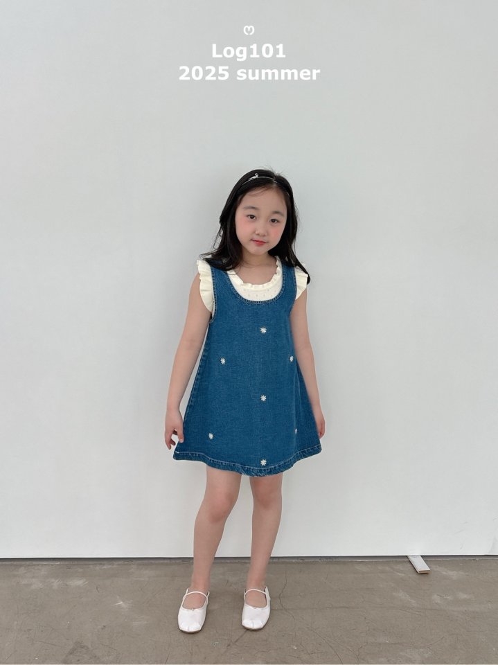 Log101 - Korean Children Fashion - #childrensboutique - Frill Sleeveless Tee - 5
