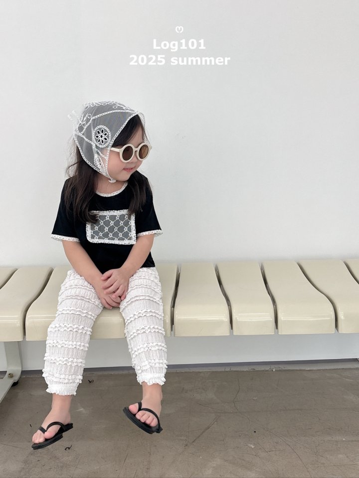 Log101 - Korean Children Fashion - #childrensboutique - Lace Tee - 7