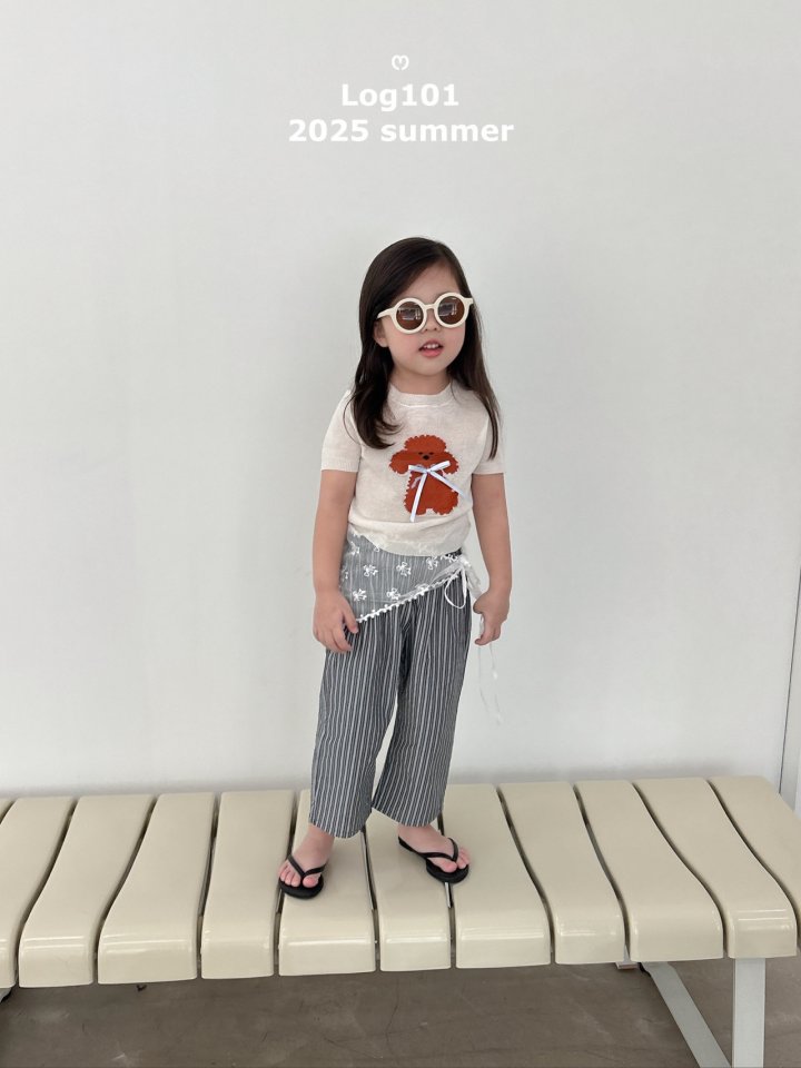 Log101 - Korean Children Fashion - #childofig - Woof Short Sleeve Knit - 4