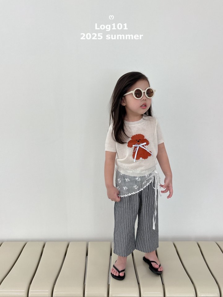 Log101 - Korean Children Fashion - #designkidswear - Woof Short Sleeve Knit - 5