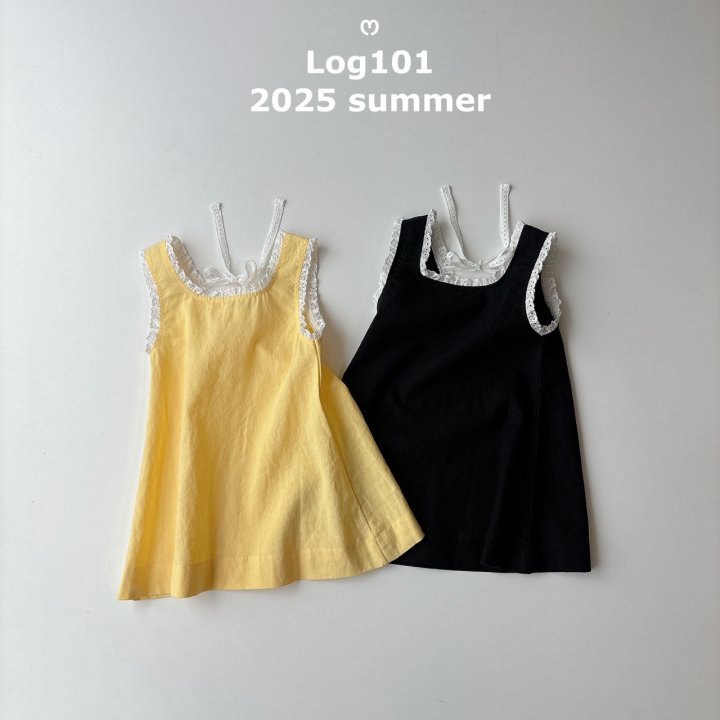 Log101 - Korean Children Fashion - #discoveringself - Linen Shirring Dress