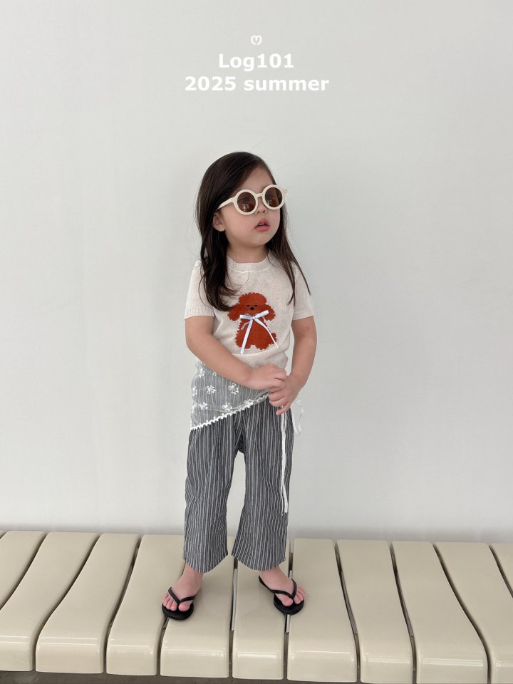 Log101 - Korean Children Fashion - #fashionkids - Woof Short Sleeve Knit - 7