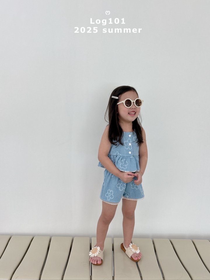 Log101 - Korean Children Fashion - #kidsshorts - Flower Girl Blouse - 12