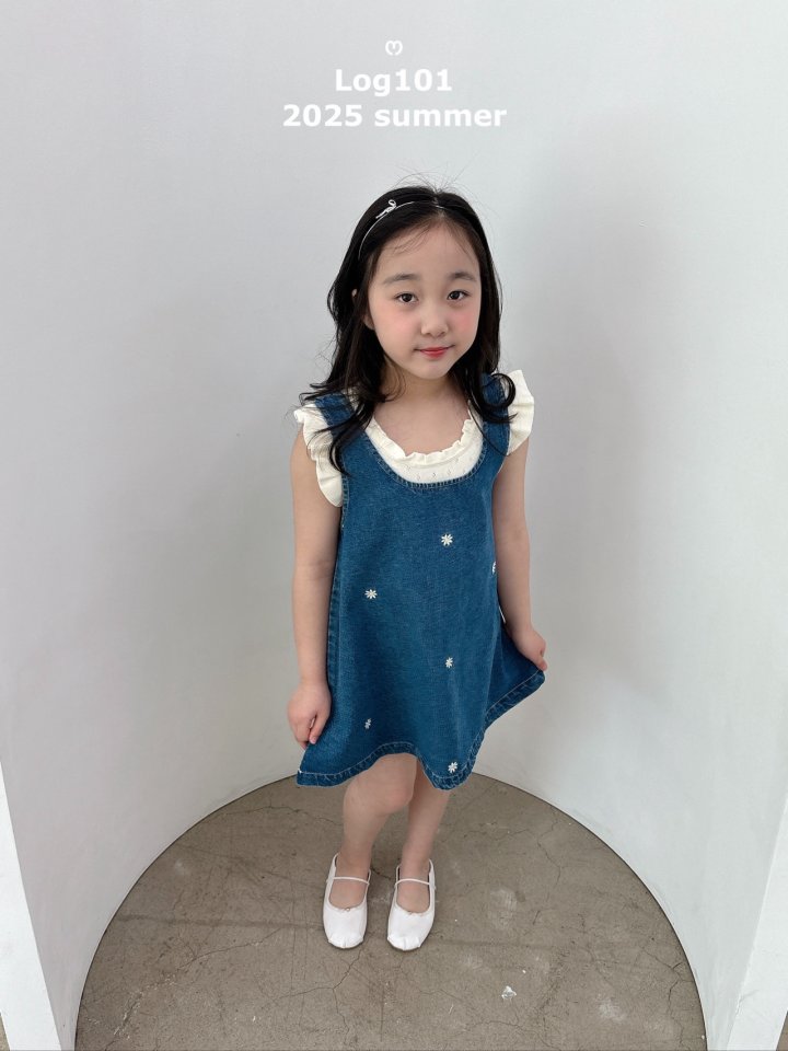 Log101 - Korean Children Fashion - #kidsshorts - Frill Sleeveless Tee - 9