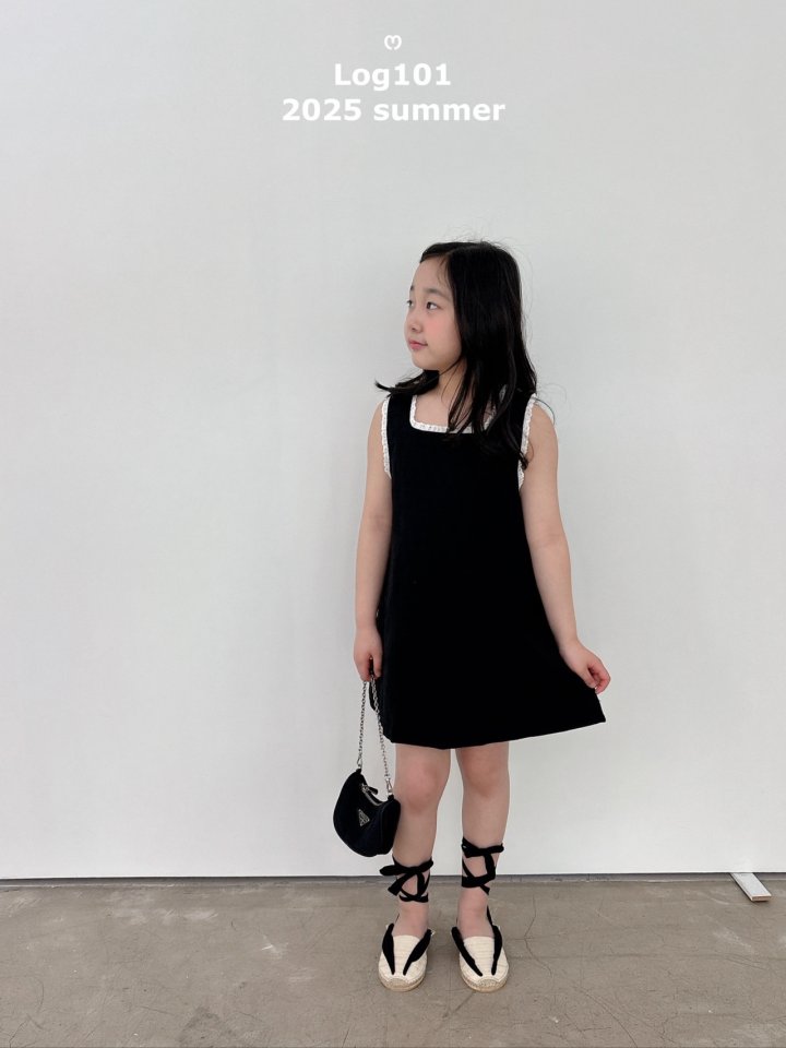 Log101 - Korean Children Fashion - #kidsshorts - Linen Shirring Dress - 3