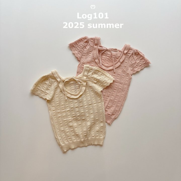 Log101 - Korean Children Fashion - #kidsshorts - Ruby Short Sleeve Knit - 2