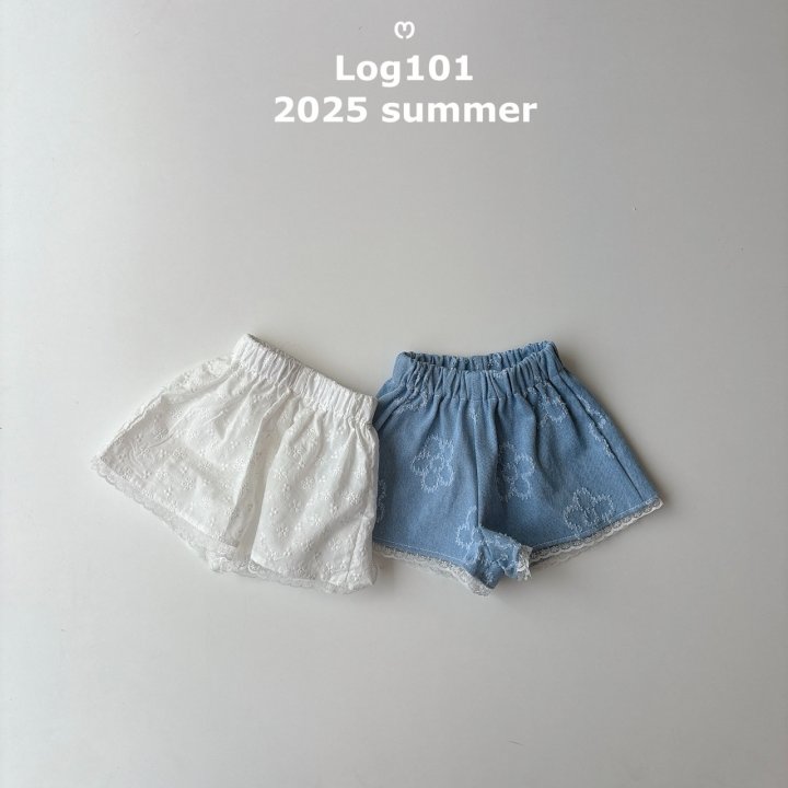 Log101 - Korean Children Fashion - #kidsshorts - Flower Girl Shorts