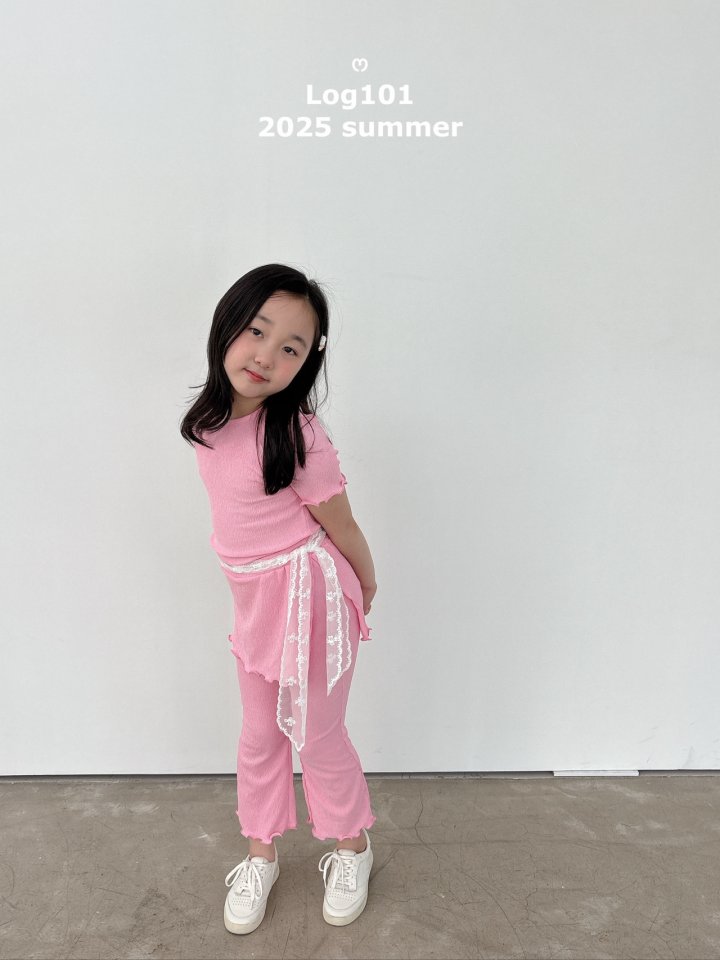 Log101 - Korean Children Fashion - #kidsshorts - Frim Tee - 7