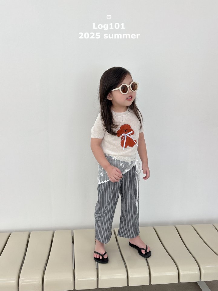 Log101 - Korean Children Fashion - #kidsstore - Woof Short Sleeve Knit - 9