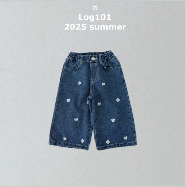 Log101 - Korean Children Fashion - #kidsstore - Daisy Denim Pants