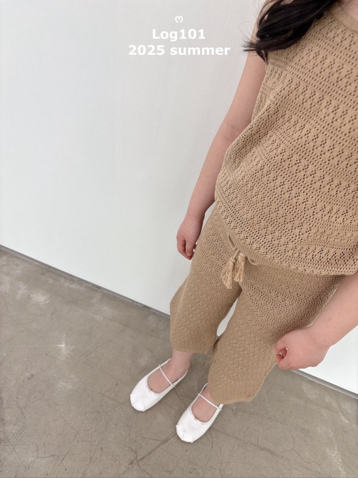 Log101 - Korean Children Fashion - #kidzfashiontrend - Log Knit Set - 12