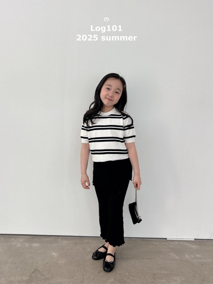 Log101 - Korean Children Fashion - #kidzfashiontrend - Frill Lab Bootcut Pants - 6