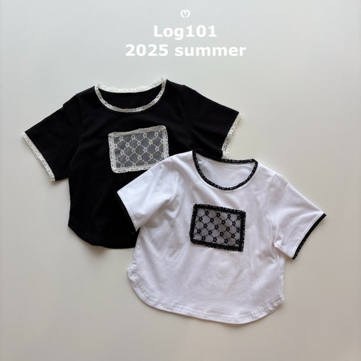 Log101 - Korean Children Fashion - #littlefashionista - Lace Tee