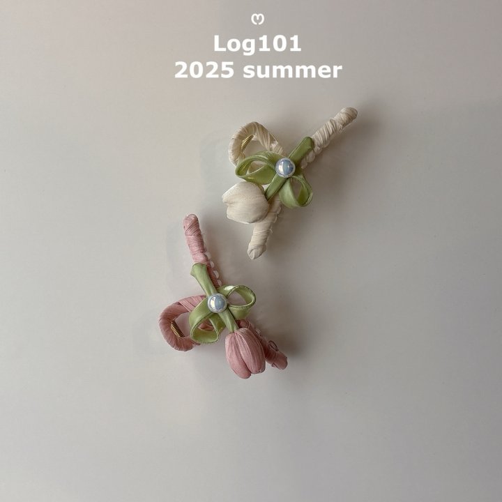Log101 - Korean Children Fashion - #magicofchildhood - Rose Hair Clip