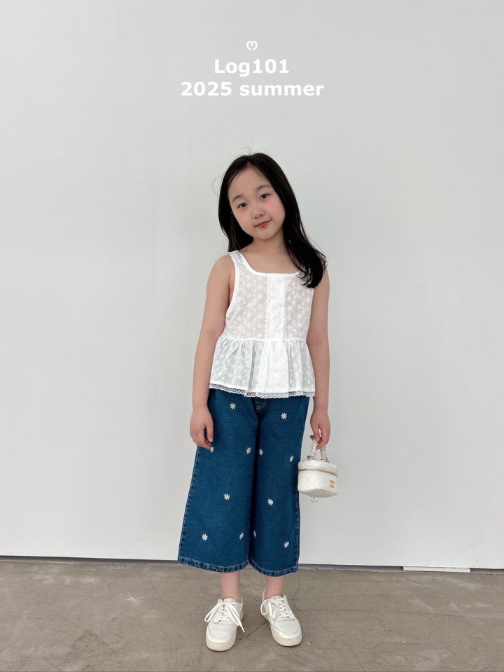 Log101 - Korean Children Fashion - #magicofchildhood - Daisy Denim Pants - 5