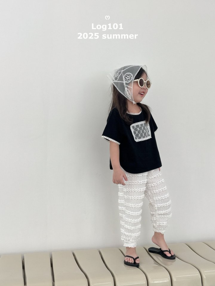 Log101 - Korean Children Fashion - #minifashionista - Lace Tee - 3